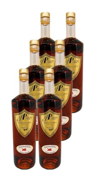 Caja de aceite de oliva con guindilla y pimienta Caja de aceite de oliva con guindilla y pimienta