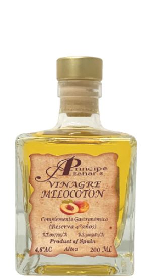 Vinagre natural de melocotón Vinagre natural de melocotón